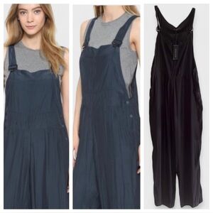 Theory Black Silky Jumpsuit
